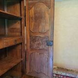 Louis xiv cabinet in solid walnut from the 18th century