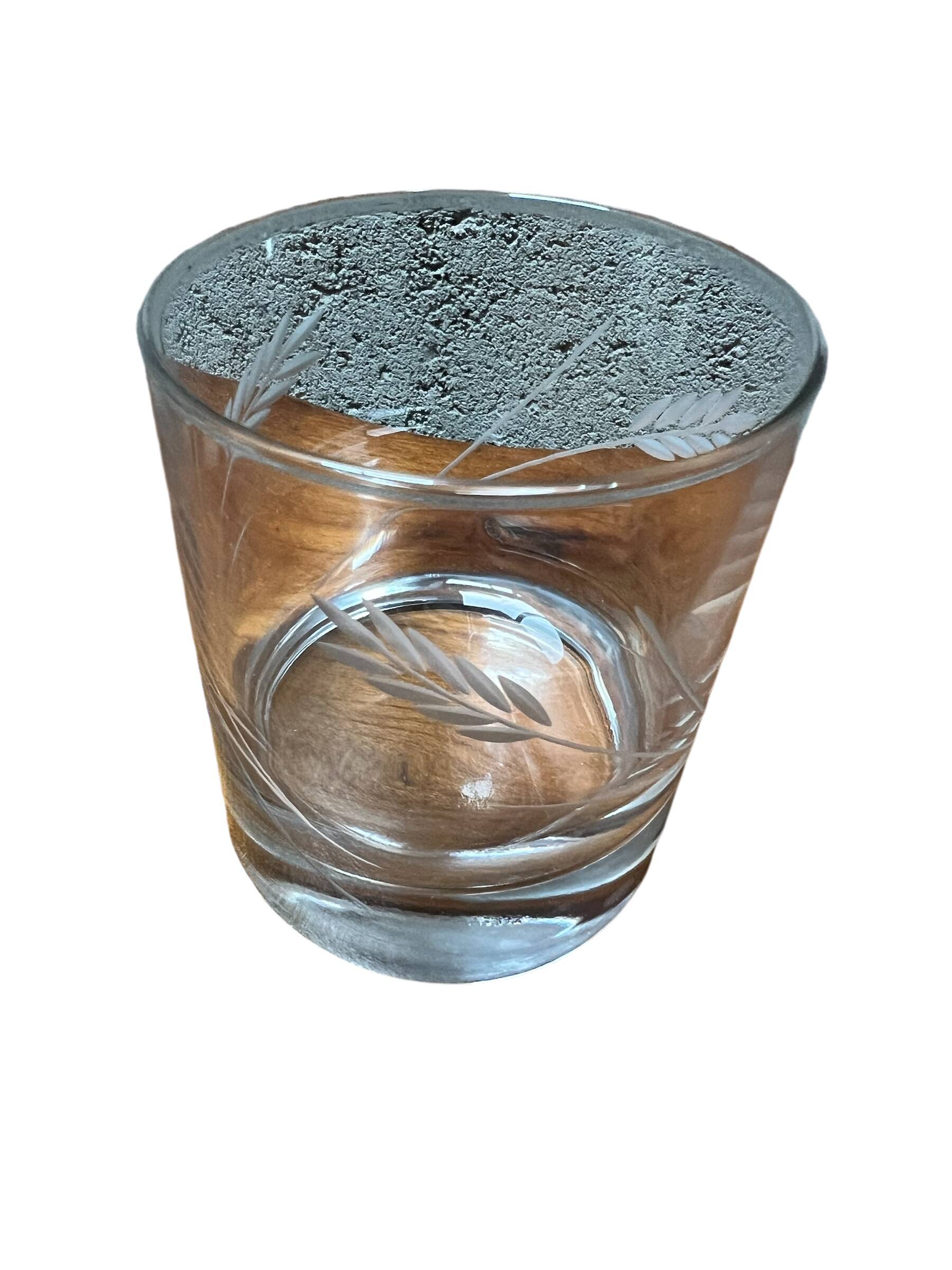 Set of six whiskey glasses