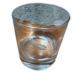 Set of six whiskey glasses