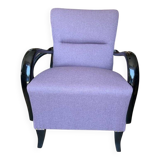 Art Deco Lilac Armchair, 1920s