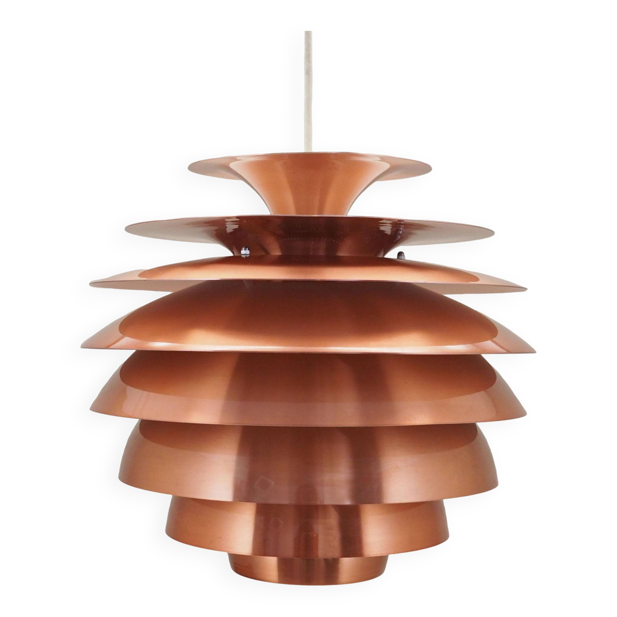 Pendant lamp, Danish design, 1980s, designer: Bent Karlby, manufacture: Lyfa