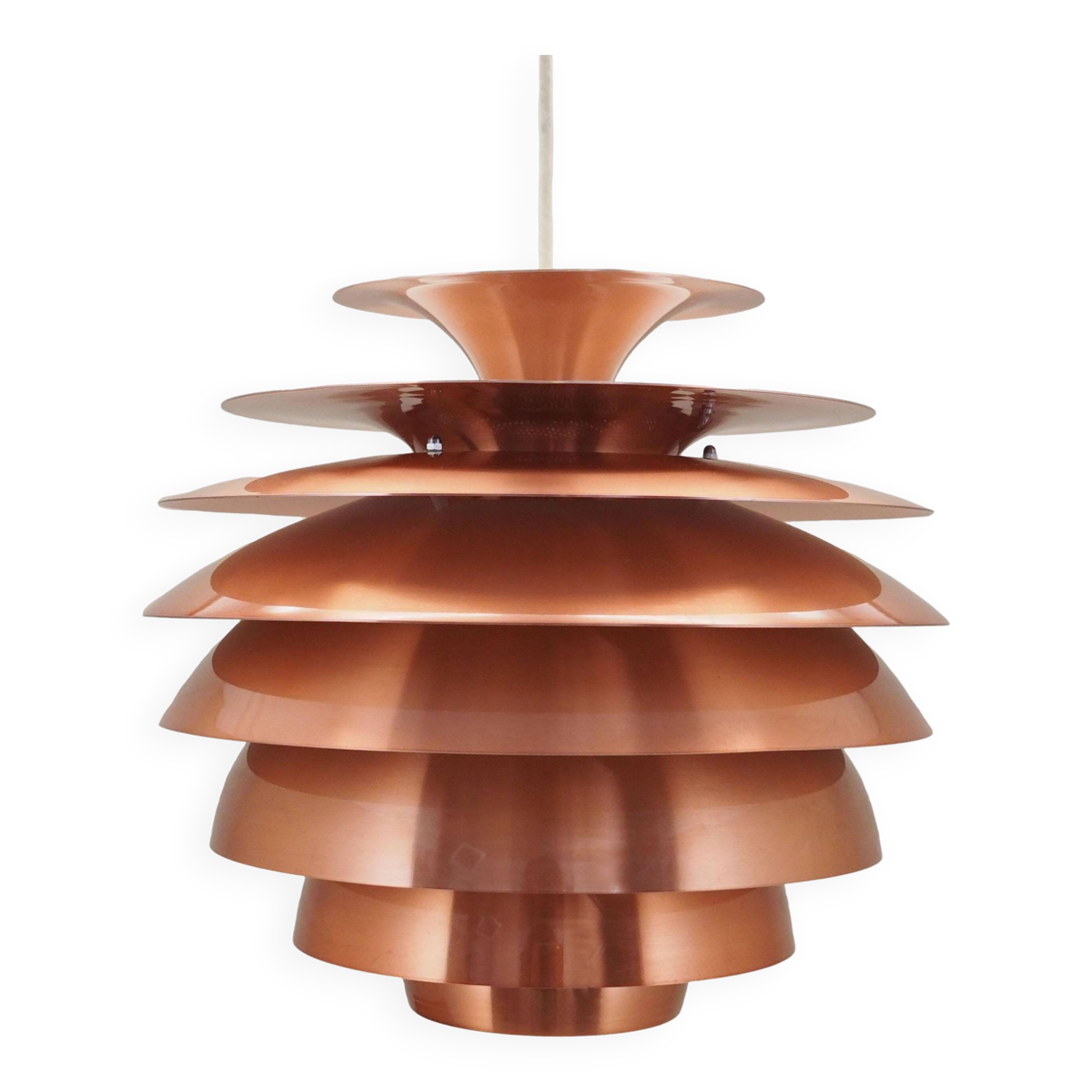 Pendant lamp, Danish design, 1980s, designer: Bent Karlby, manufacture: Lyfa