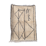 Moroccan beni ourain rug 122x183 cm