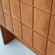 Large Brutalist highboard in oak Mid-Century Gemany 1970