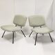 Paire de chauffeuses CM190 de Pierre Paulin pour Thonet