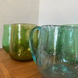 Blown glass mugs