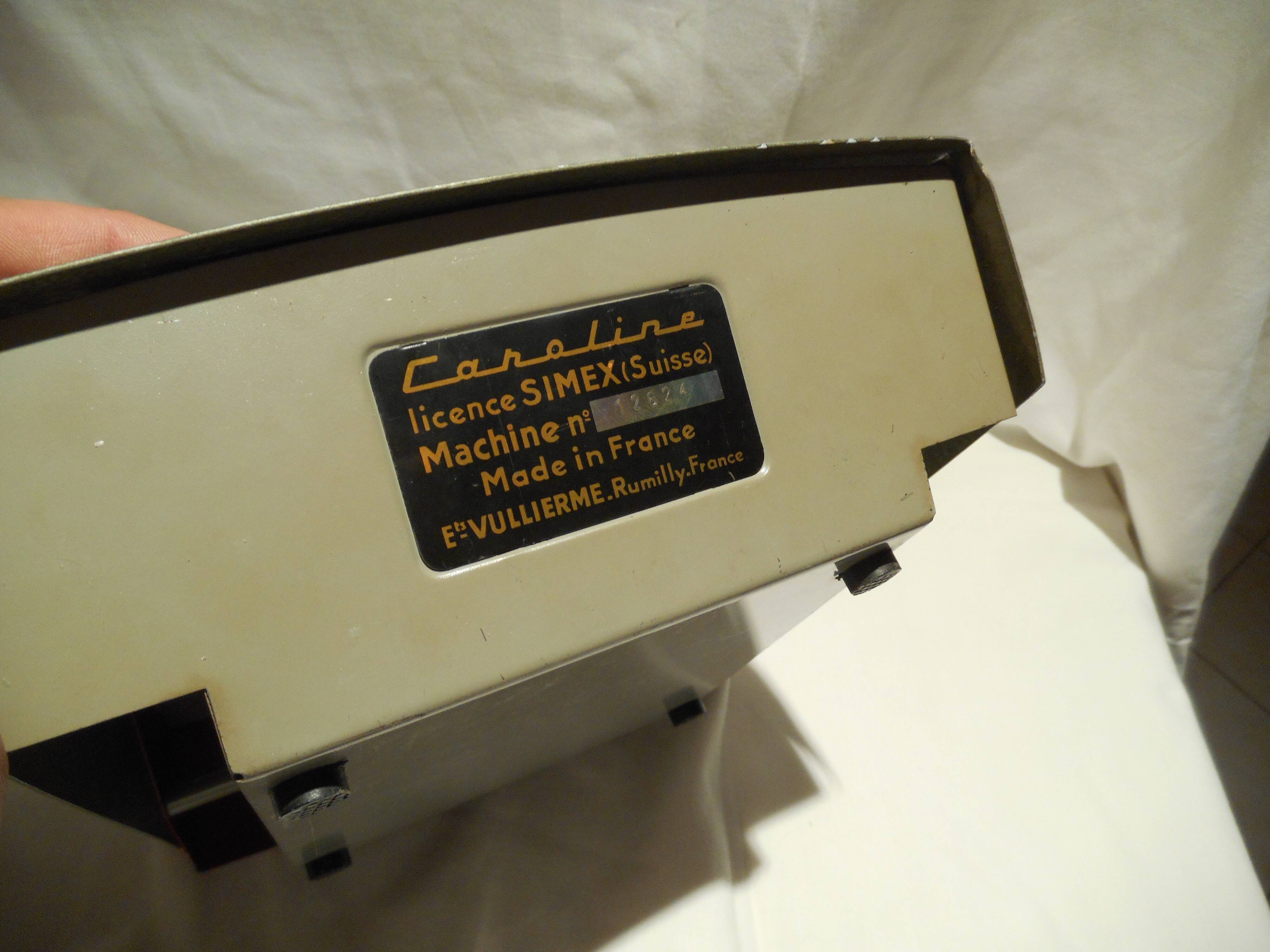 Machine has calculate Caroline license simex