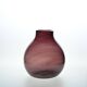 Set of five purple vases by Claude Morin, circa 1980