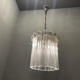 Italian Murano glass trilobi light pendant, 1960s