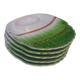 5 earthenware asparagus plates