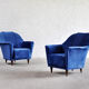 Fauteuils italiens du milieu du siècle par Ico Parisi pour Ariberto Colombo, années 1950, Set de 2