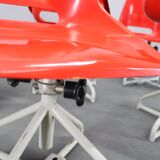 1960s Miroslav Navratil Set of Eight Fiberglass Chairs for Vertex, Czechosl