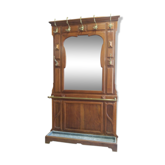 Cloakroom, wall coat rack