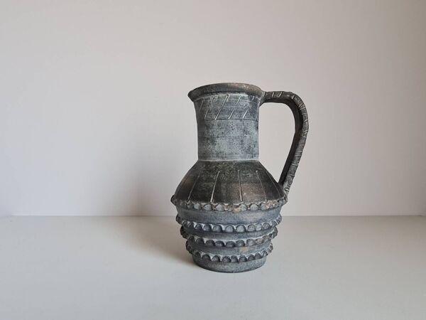 Vase en terre cuite de l'artiste espagnol Joaquim Almeda Ferre / 1970 / céramique / vintage / Mid-Century / XXème siècle