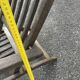 Teak folding steamer deckchair Scan Design - colonial liner style