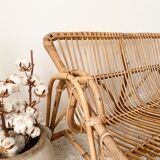Vintage rattan sofa
