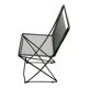 Postmodern black kitchen bar stool Kreuzschwinger by Till Behrens for Schlubach, 1980s.