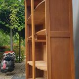 Library Art Deco cabinet curved lines L155