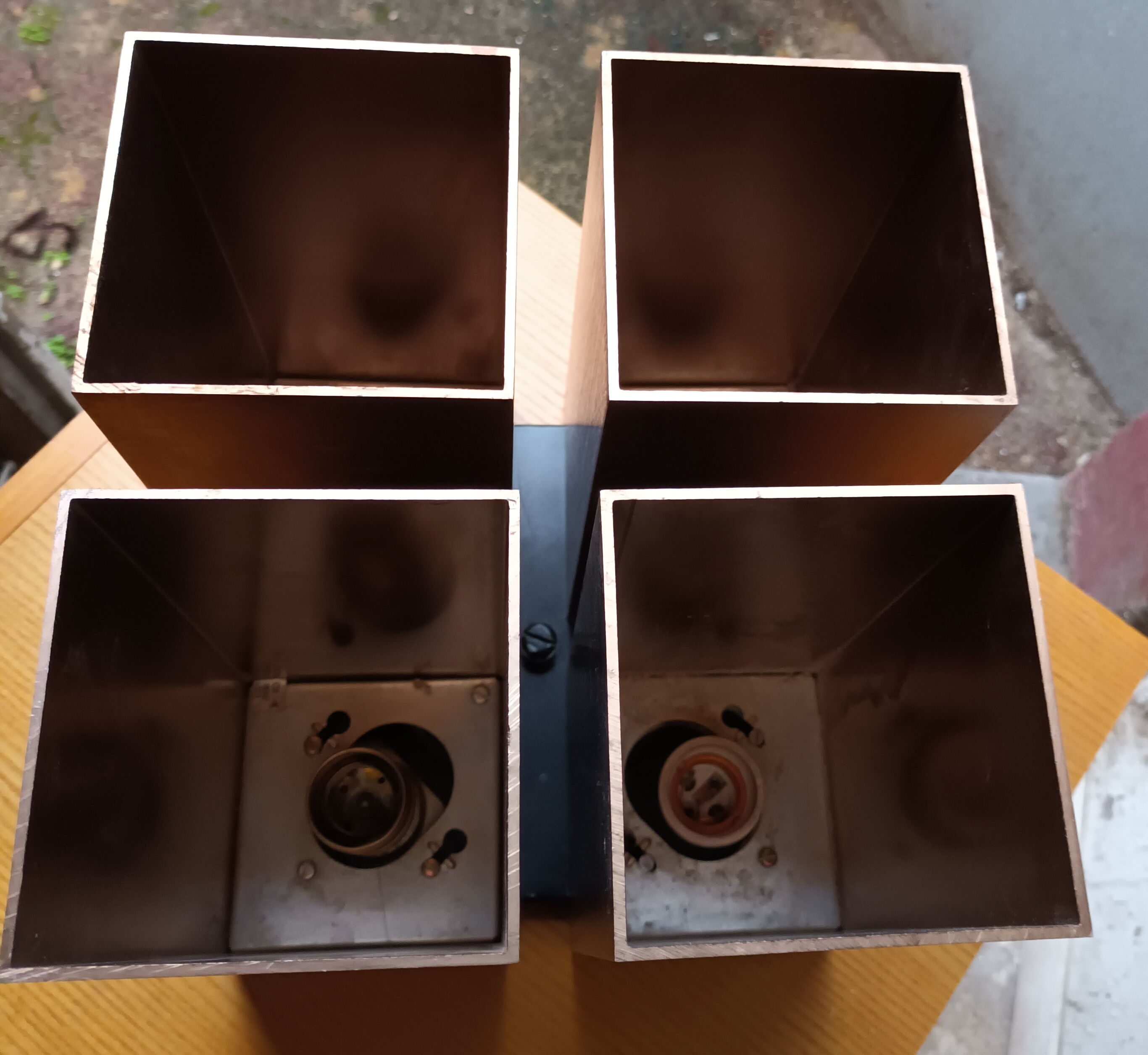 Raak ceiling lamp 4 burners, 70s