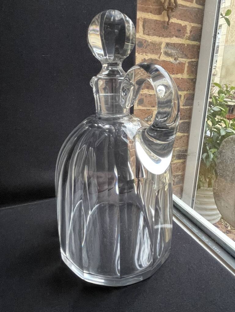 Blown and cut corked pitcher Baccarat