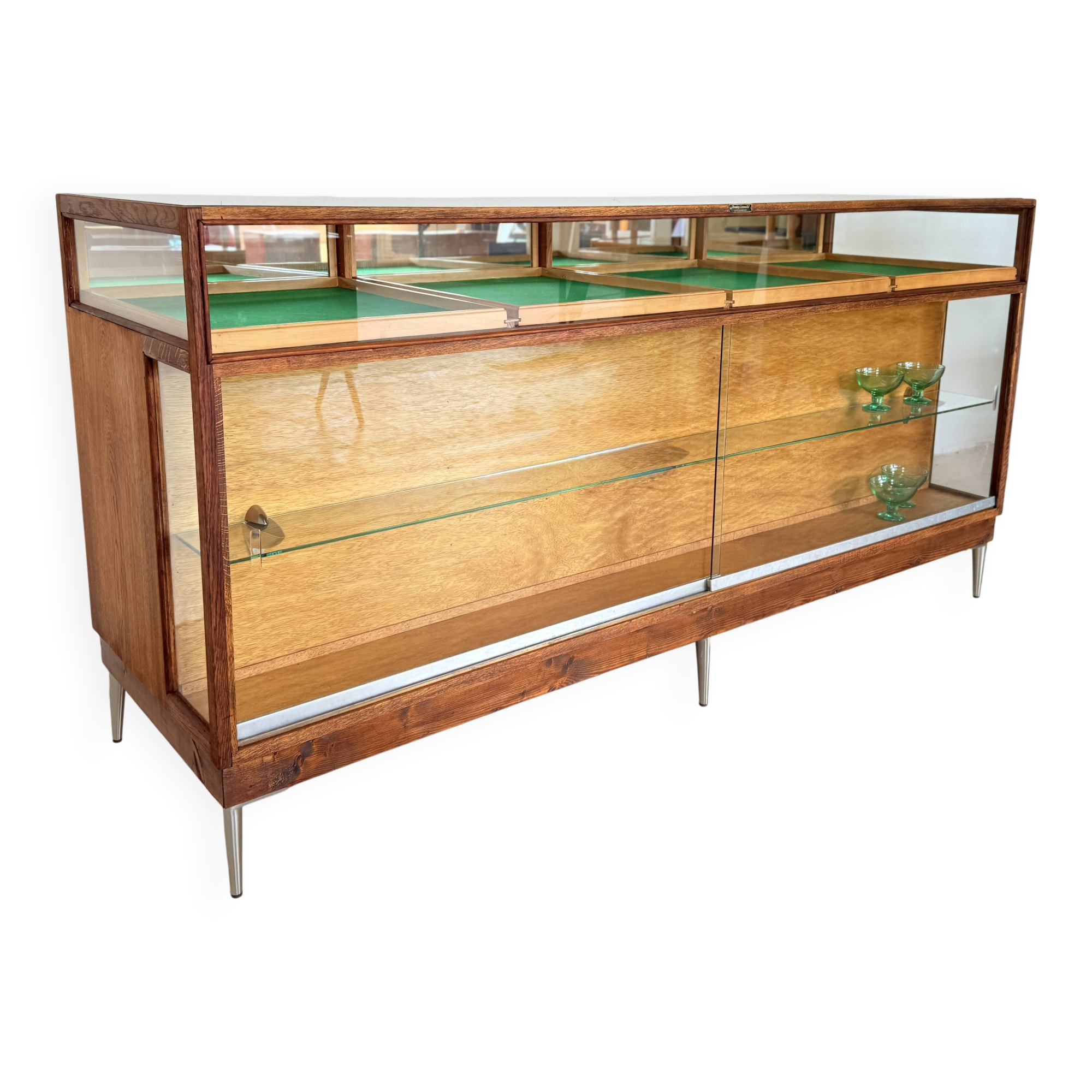 Vintage counter display case, Flemming’s Ladenmöbel