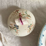 Théière en terre de fer polychrome K&G Luneville Bleuet