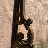 Console half moon gilded wood