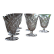 7 cut crystal wine glasses