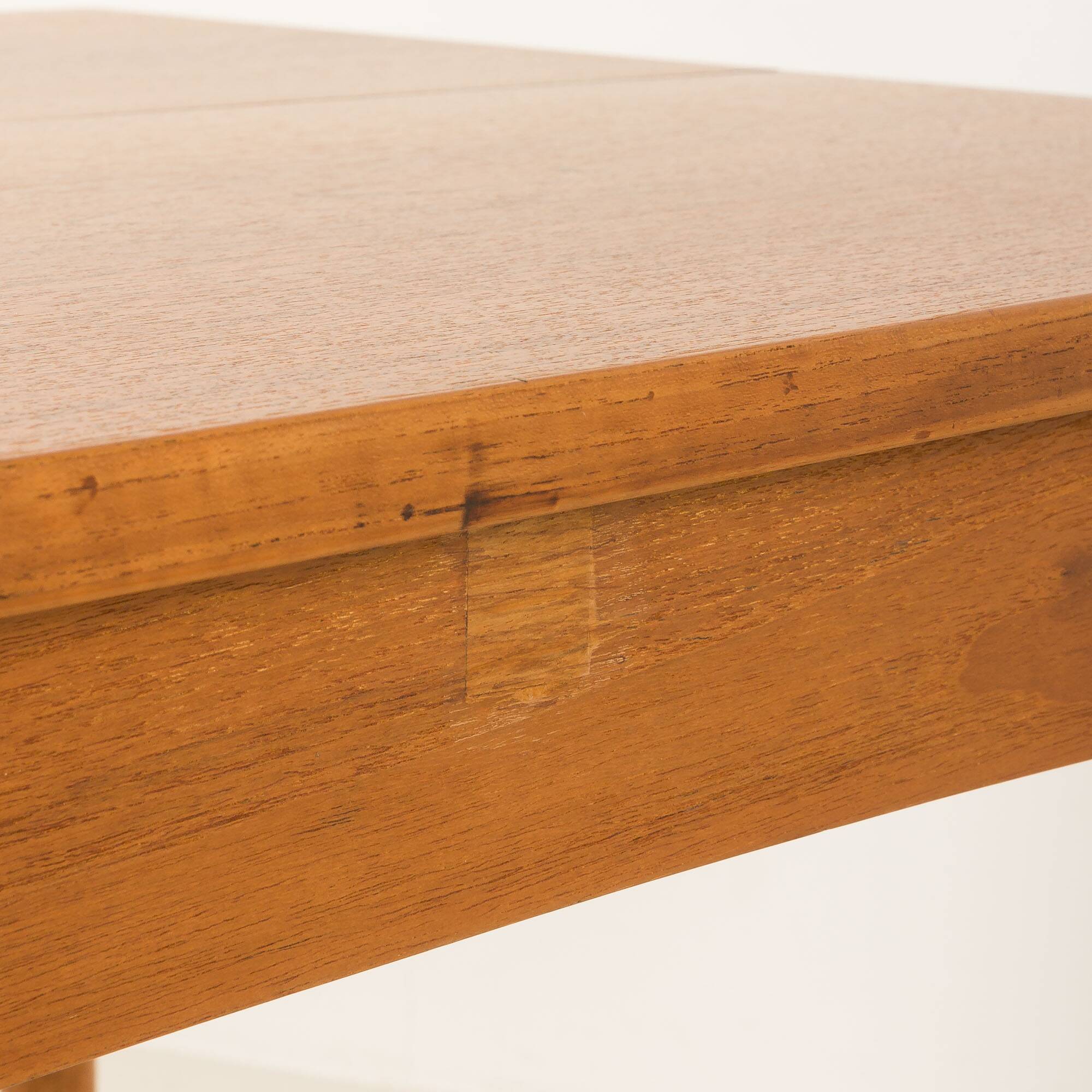 Small square exendable vintage teak table,Denmark|1960s