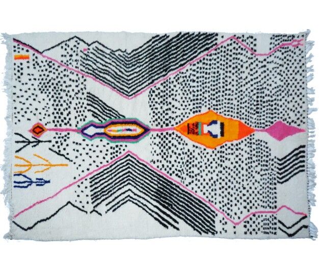 Colorful Berber carpet 307x203cm