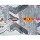 Tapis berbère coloré 307x203cm
