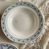 Mix and match old deep plates.