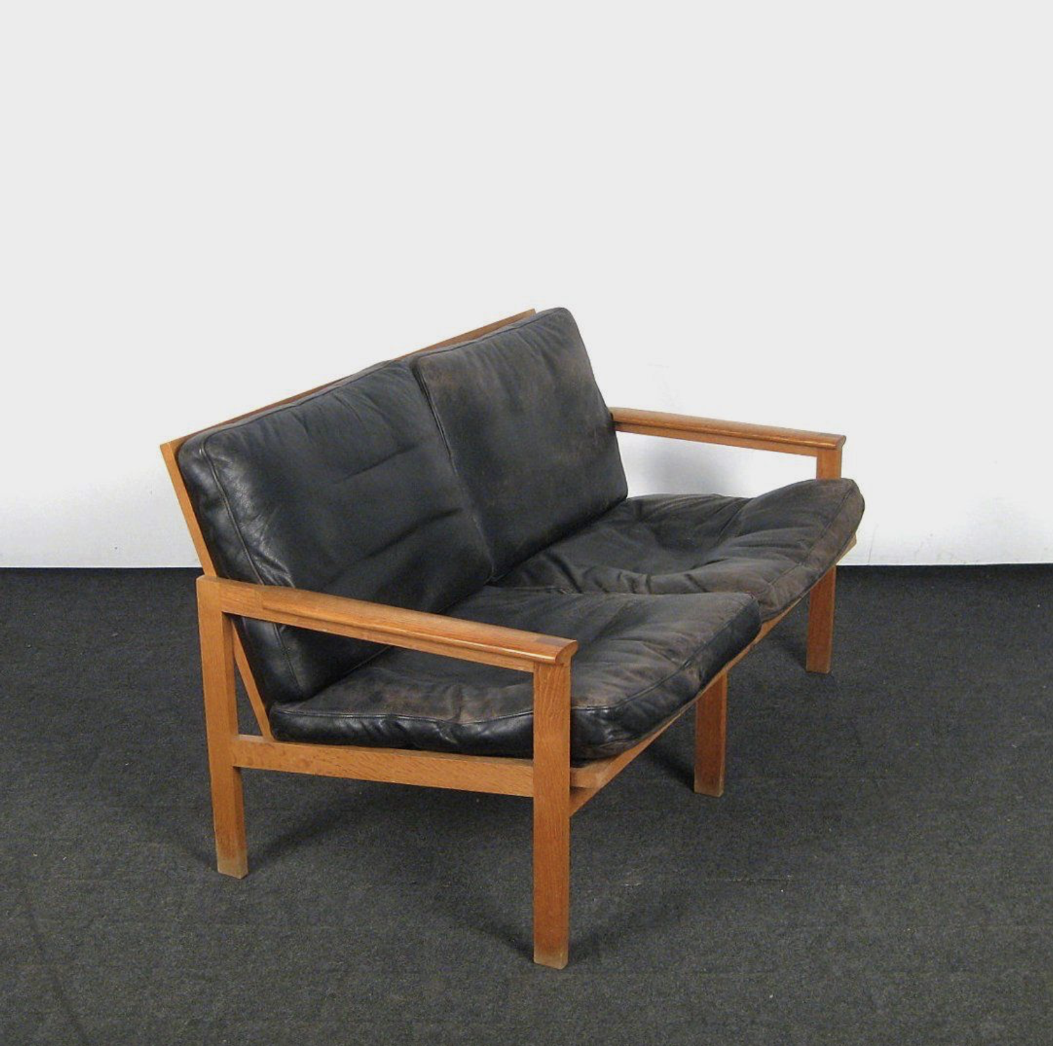 Model Capella teak sofa by Illum Wikkelsø for Niels Eilersen, 1960s