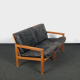 Model Capella teak sofa by Illum Wikkelsø for Niels Eilersen, 1960s