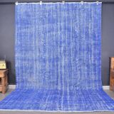 Blue Vintage Turkish Oushak Rug sku904