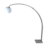Lampadaire de type ''Arc'' 1970, en métal chromé réglable