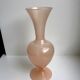 Pale pink opaline vase 40s