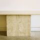 Very large travertine console, Italy, 1970s.