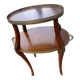 Antique Napoleon III pedestal tea table