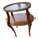 Antique Napoleon III pedestal tea table