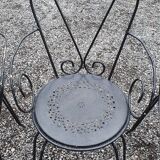 Set of garden chairs