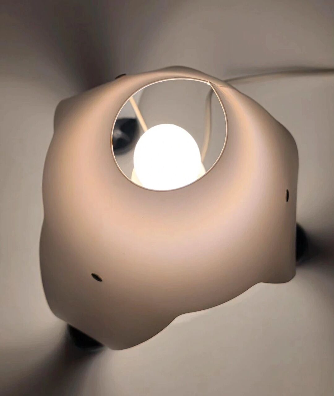 1980s tripod lamp, vintage