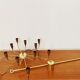 Italian mid century modern brass Sputnik chandelier