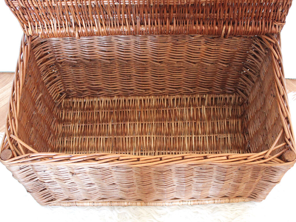 Vintage wicker box