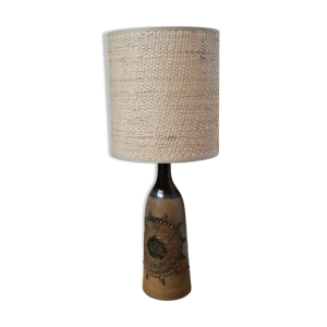 Lampe en céramique signée