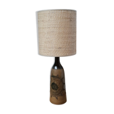 Lampe en céramique signée vintage
