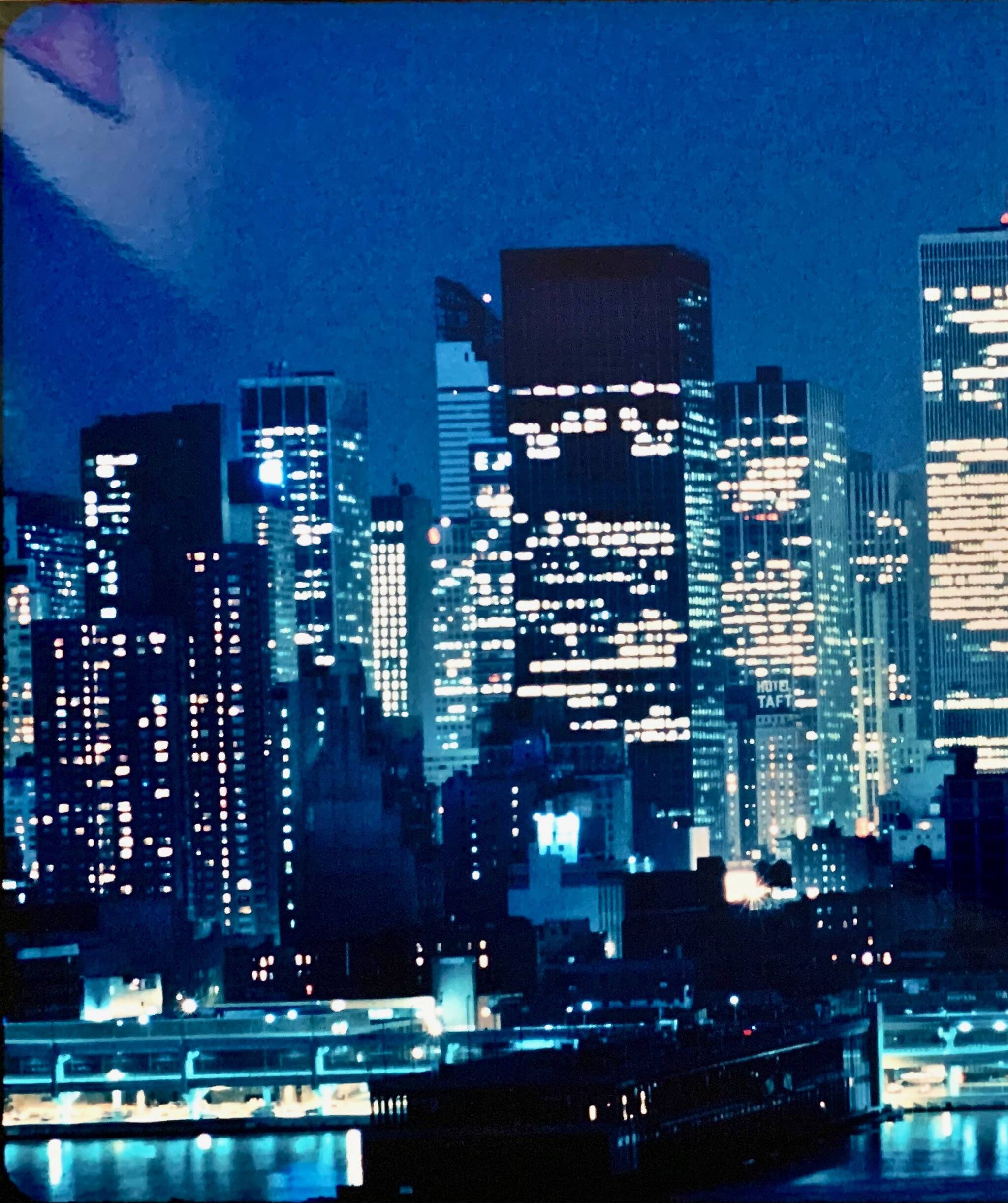 Photograph “Skyline at Night” New York City 1970