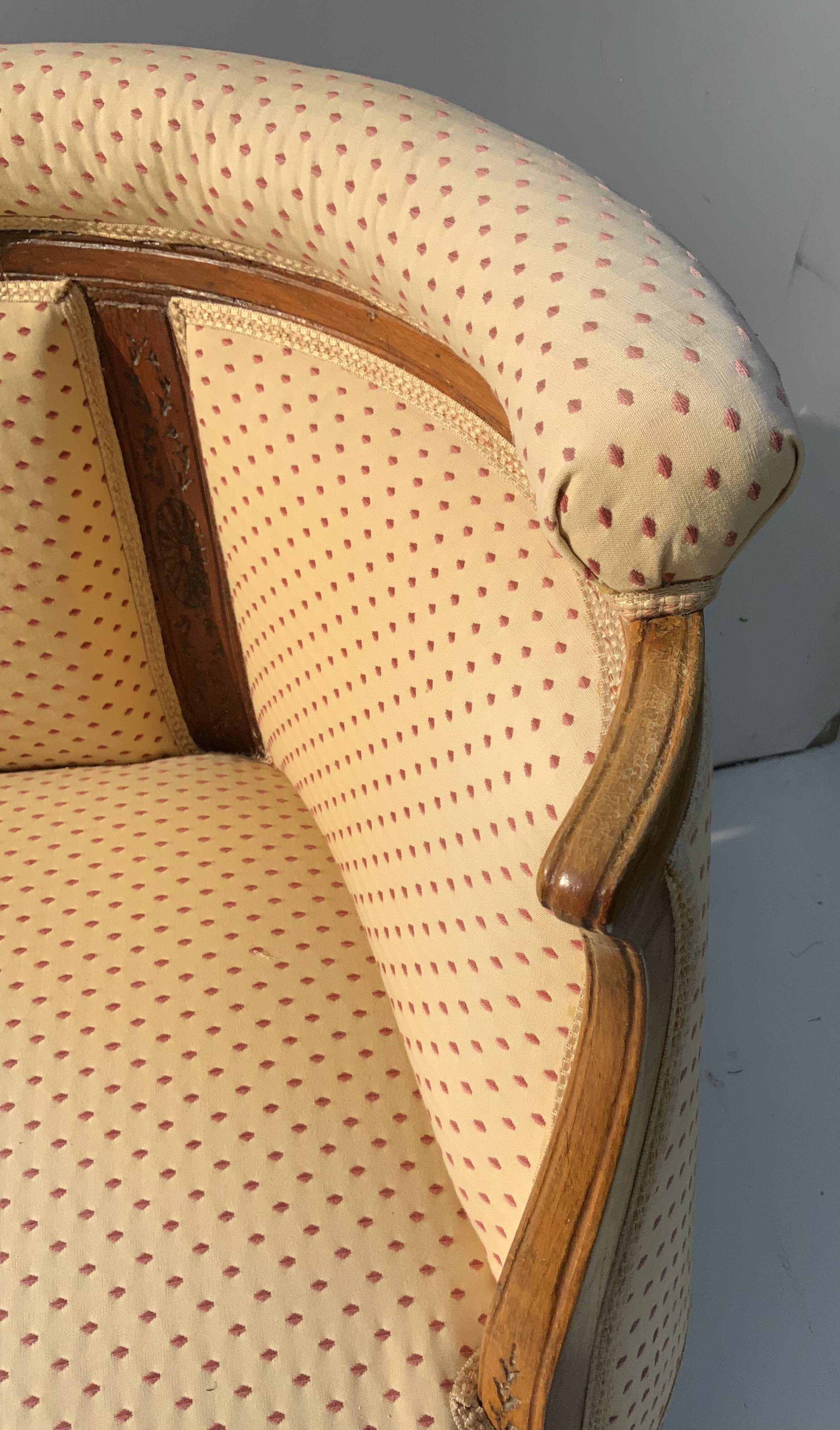 Antique Swedish sofa 3 seater late 1800s