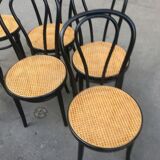 Chaises et tabourets  bistrot  cannage naturel zpm randomsko