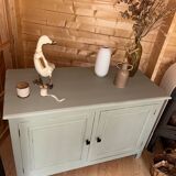 Renovated solid wood sideboard